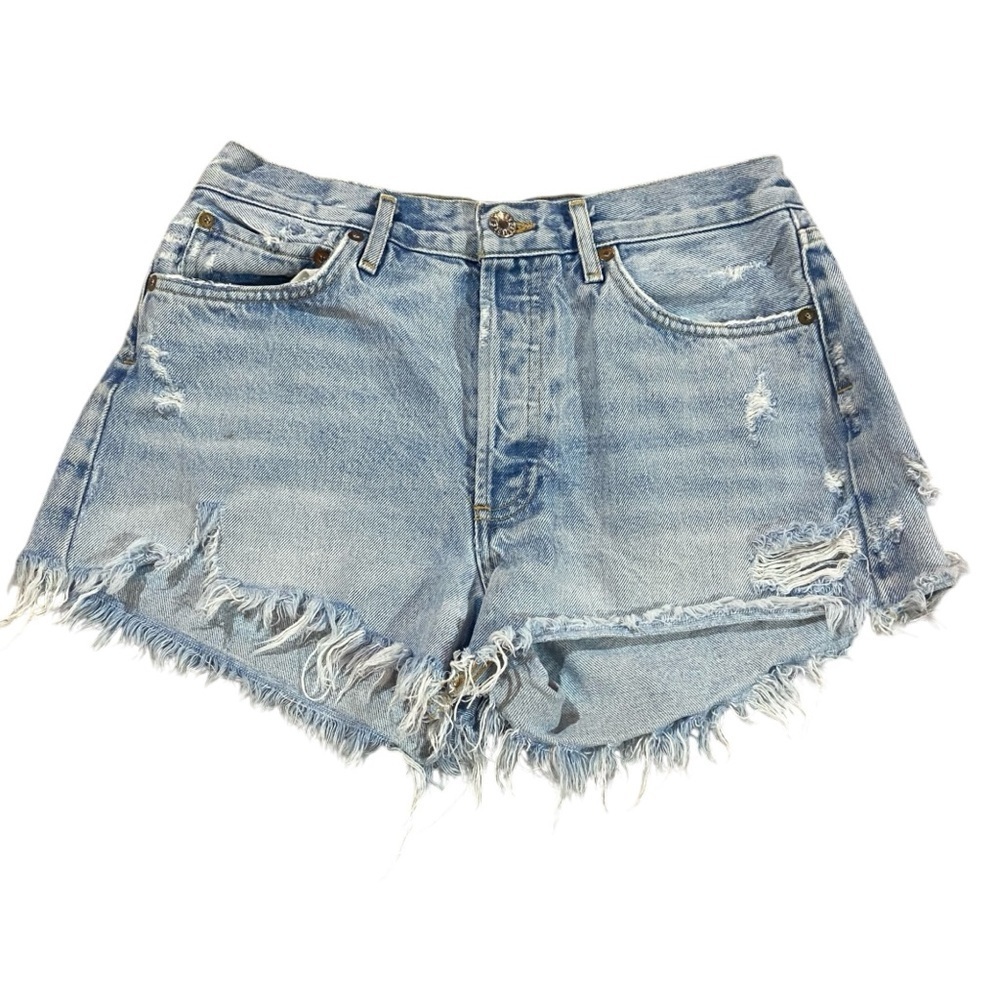 AGOLDE Parker Denim Jeans Frayed Sz 27 100% Cotton